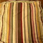 Pottery Barn Daybed Cover Twin Size Duncan Stripe Heavy Cotton Piped Edge. Fixed Price $37.49.