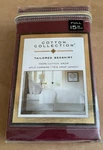 Full Skirt 15" Drop Burgundy Levinsohn 100% Cotton Collection Bedding. Fixed Price $12.90.