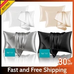 100% Mulberry Silk Pillowcase 25 Momme - Hair & Skin Friendly, Hidden Zipper. Fixed Price $22.99.