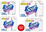 Scott 1000 Septic-safe 1-PLY Toilet Paper. Fixed Price $30.98.