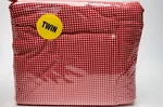 Ralph Lauren Twin Flat Sheet Red White Gingham 100% Cotton Nwt Irregular New. Fixed Price $22.99.