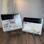 Vtg Ralph Lauren Home Meadow Way Floral Rose Queen Sheet Set Shabby Cottage. Fixed Price $210.00.
