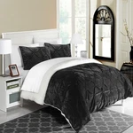 Chic Home 3 Piece Josepha Pinch Pleated Ruffled And Pintuck Sherpa Lined King. Fixed Price $137.81.