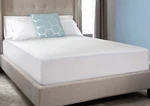 Sealy Sterling Collection Cool Comfort Queen Fitted Mattress Protector White New. Fixed Price $13.99.