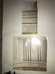 Ikea Twin Quilt Cover & Pillowcase Bed Set Pink White Beige Gray Striped - New. Fixed Price $14.39.