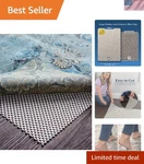 Thick Anti-skid Rug Pad 2X3 Ft For Secure Placement And Floor Protection. Fixed Price $13.99.