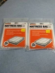 2 Uhaul Mil Mattress Bag Full Size 87'' X 54'' 10" Dust Bug Waterproof New. Fixed Price $10.00.