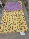 Wildkin Horses Equestrian Print Sleeping Bag Yellow Purple Zip Up. Fixed Price $49.99.