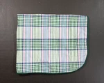 Waverly Garden Sweet Violets Plaid Pillow Sham Standard Purple Green Bedding. Fixed Price $19.99.