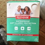 Aller-ease Waterproof Soft Allergy Protection Zippered Full Mattress Protector. Fixed Price $14.43.