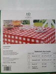 Hd Designs 70IN Outdoors Round Tablecloth Picnic Check HG20. Fixed Price $18.50.