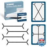 Lbkno 4PCS Bed Sheet Straps Metal Clips Holders Adjustable Elastic. Fixed Price $13.84.