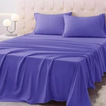 Best King Size Bed Set - 4 Piece Soft Microfiber With Deep Pockets. Fixed Price $33.99.