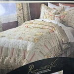 Room With View Signature Full Comforter Set Shams Bedskirt Floral Green Pink. Fixed Price $12.00.