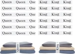 Pieces Bed Sheet Organizer 12PCS 6QUEEN&6KING , White. Fixed Price $20.41.