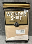 Wonder Skirt Tailored Pillow Sham Standard Size Taupe Levinsohn Home Bedding. Fixed Price $16.99.