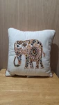 Xhilaration 16X16 Embroidered Boho Elephant Decorative Throw Pillow. Fixed Price $20.00.