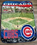 Mlb Chicago Cubs Wrigley Field Baseball Throw Blanket Northwest Company. Fixed Price $25.00.