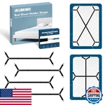 Lbkno 4PCS Bed Sheet Straps Metal Clips Holders Adjustable Elastic. Fixed Price $13.11.