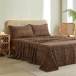 Lifetb Leopard Sheets Set Twin Size 3 Piece Brown Cheetah Printed Bed. Fixed Price $58.34.