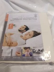 Home Details Deluxe Mattress Protector With Zippered Encasement, Waterproof -. Fixed Price $22.84.