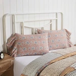 Farmhouse Standard Pillow Case Set Of 2 Pink Kaila / Bedroom Decor Vhc Brands. Fixed Price $25.95.
