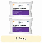 Mainstays Comfort Complete Bed Pillow, Standard/queen (2 Pack). Fixed Price $11.65.
