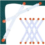 Tuyeabc Bed Sheet Straps, 4 PCS/16 Clips Fitted Adjustable Elastic. Fixed Price $6.99.