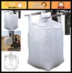 Fibc Bulk Bags Pack 2200 Lb Woven Polypropylene Sacks 35 X 43 In. Fixed Price $60.99.