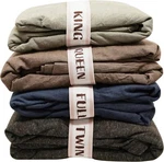 Ecohomes Bed Sheet Organizer And Storage Size Label Queen 4PCS Pack, Cream. Fixed Price $17.86.
