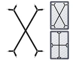 Ds. Distinctive Style Sheet Straps 2 Pieces Mattress Holder King, Black. Fixed Price $13.35.