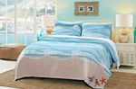 Coastal Quilt Set Queen Blue Ocean Reversible 3 Piece Cotton Pillow Sham Bedding. Fixed Price $175.85.