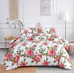 Dada Bedding Romantic Roses Lovely Spring Pink Floral Duvet Cover Set W/ Pillows. Fixed Price $44.99.