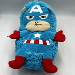 Marvel Comic 14" Captain America Plush Hideaway Pets Character Pillow Blue & Red. Fixed Price $14.97.