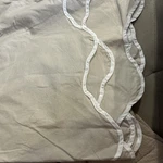 Martha Stewart Fancy Scallop Queen Box Spring Cover Bedskirt. Fixed Price $44.99.