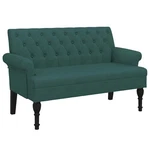 47 W Small Loveseat, 2 Seater Fabric Chesterfield Sofa Vidaxl. Fixed Price $176.99.