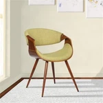 Hawthorne Collections Dining Chair Walnut And Green. Fixed Price $236.08.
