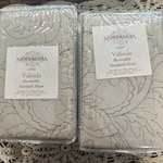 Nostalgia Home Valinda Reversible Quilted Standard Pillow Shams Mocha/tan Nip. Fixed Price $37.99.