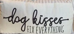 Adopt Me Dog Kisses Fix Everything Embroidered Lumbar Accent Pillow, 14 24.... Fixed Price $29.90.
