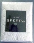 Sferra Bellante White Euro Sham Quilted Egyptian Cotton Percale Italy New. Fixed Price $38.90.
