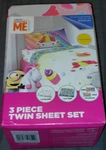 New Despicable Me Illumination Minion Made 3 Pc Twin Sheet Set -shelf. Fixed Price $20.99.