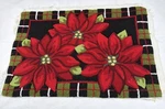 Nourison Poinsettia Holiday Decor Hand Hooked Accent Rug 19.5 X29. Fixed Price $22.00.