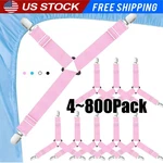 4BED Sheet Fasteners Adjustable Elastic Suspenders Straps Mattress Covers Clips. Fixed Price $500.03.