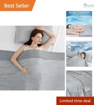Cooling Blanket Twin Ultra Light Summer Heat-absorbing Sleep Cover For Night .... Fixed Price $39.97.