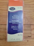 Wrights Satin Blanket Binding 100% Polyester 117 794 058 Orange 4.75 Yd X 2" Nip. Fixed Price $9.00.