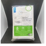 Mainstays Nexgen Twin Zippered Mattress Protector Waterproof White. Fixed Price $15.00.