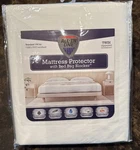 Mattress Protector Twin Size All-in-one Waterproof With Bed Bug Blocker. Fixed Price $25.00.