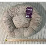 Canine Trends Bagel Pet Bed Tan Faux Fur Bolster Round Small Dog Cat 18IN New. Fixed Price $15.19.