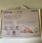 (2)PACK Nwt Little Ones Pad Play Crib Mattress Cover Protector White. Fixed Price $17.90.