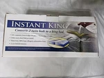 Instant King Bed Bridge Twin To Mattress Converter Foam Filler W/ Box. Fixed Price $13.98.